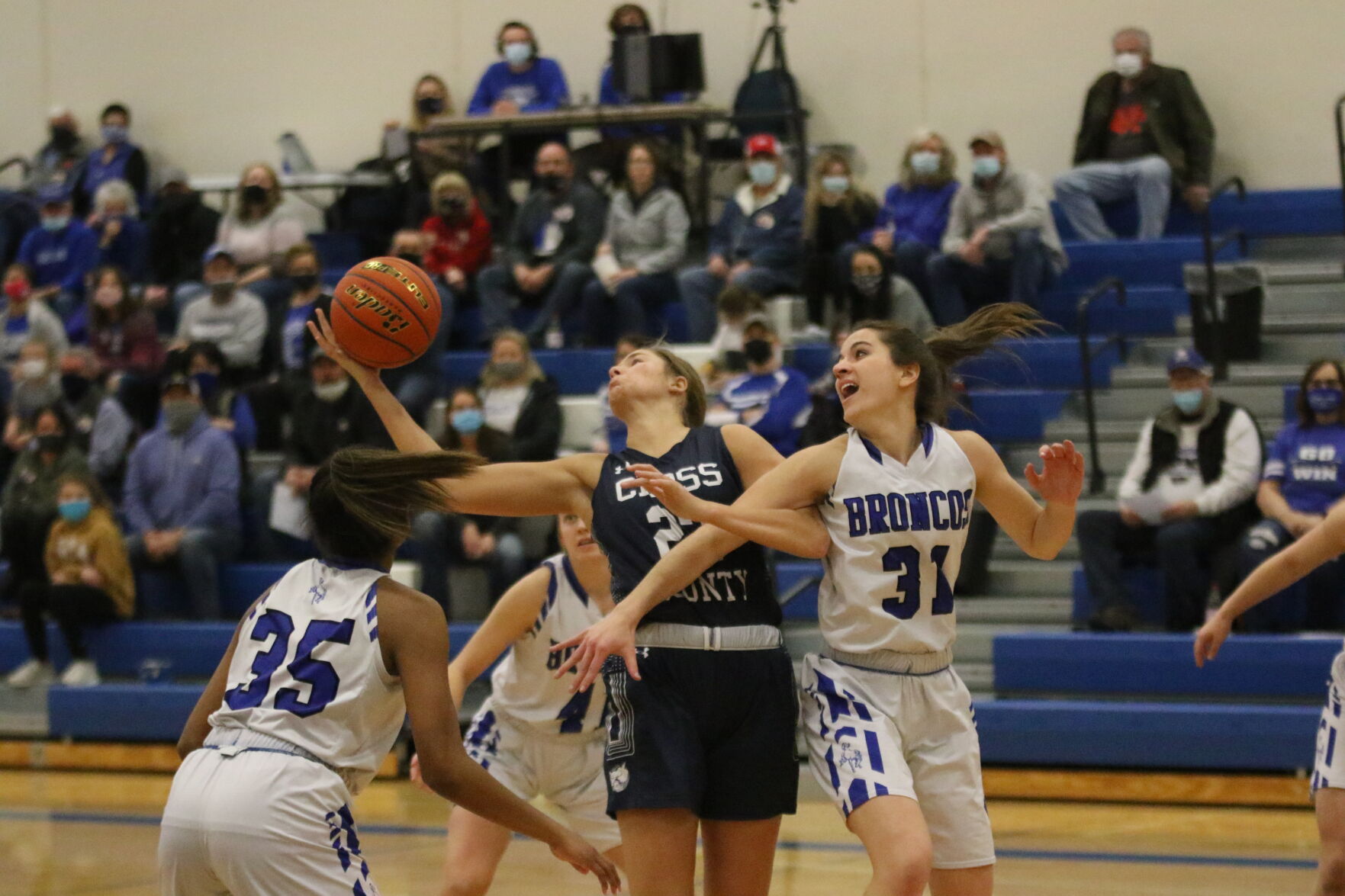 Cross County vs. Centennial girls basketball, Feb. 18 12.JPG